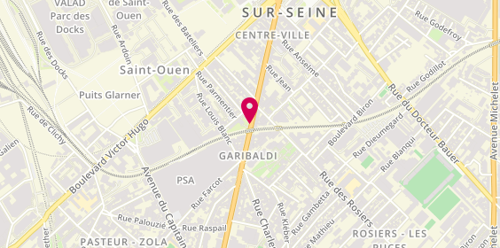 Plan de PLANCKAERT Ophélie, 62 Avenue Gabriel Peri, 93582 Saint-Ouen-sur-Seine