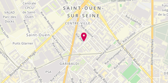 Plan de ALIZIER Sophie, 15 Rue Jean, 93400 Saint-Ouen-sur-Seine