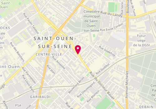 Plan de VALENSI Marine, 36 Rue du Docteur Bauer, 93400 Saint-Ouen-sur-Seine
