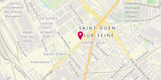 Plan de THIEULEUX Lucie, 24 Boulevard Victor Hugo, 93400 Saint-Ouen-sur-Seine