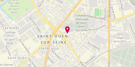 Plan de LEPATRE Bertrand, 9 Rue Emile Cordon, 93400 Saint-Ouen-sur-Seine