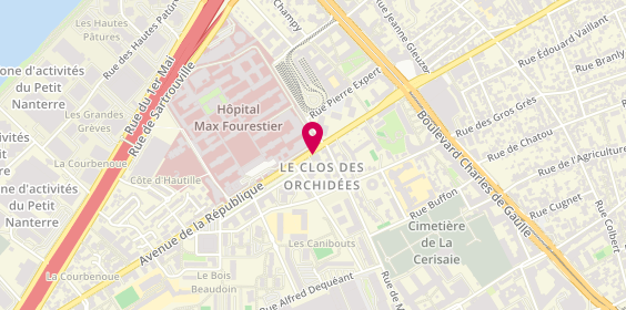 Plan de MANSO LAZARO Dolorès, 472 Avenue de la Republique, 92000 Nanterre
