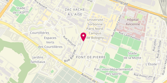Plan de RIVES Morgane, 10 Rue D 'Alembert, 93000 Bobigny