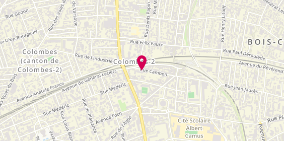 Plan de FOULON Sylvie, 16 Rue Cambon, 92250 La Garenne-Colombes