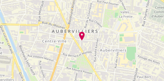 Plan de REVERCHON Benjamin, 6 Rue Achille Domart, 93300 Aubervilliers