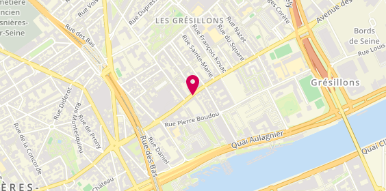 Plan de SITBON Dominique, 70 Avenue des Gresillons, 92600 Asnières-sur-Seine
