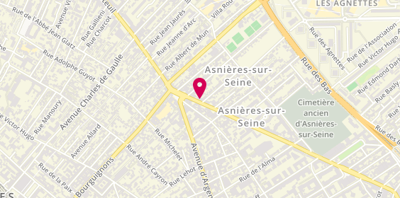 Plan de BOUTALBI Cherifa, 190 Boulevard Voltaire, 92600 Asnières-sur-Seine