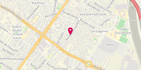 Plan de RIPANI Pascal, 38 Rue Maurice Lachâtre, 93700 Drancy