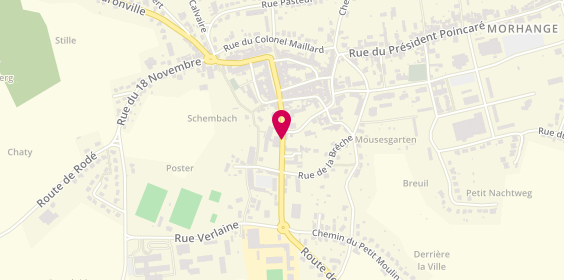 Plan de BONICHOT Florianne, 13 Rue Castelnau, 57340 Morhange