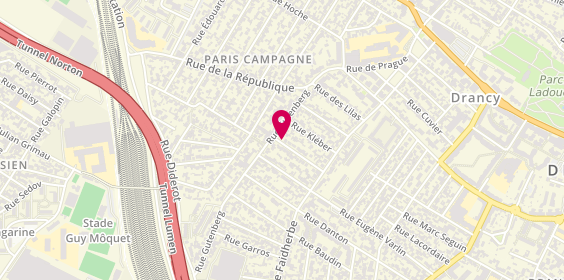 Plan de PIRES Justine, 30 Rue Camille Desmoulins, 93700 Drancy