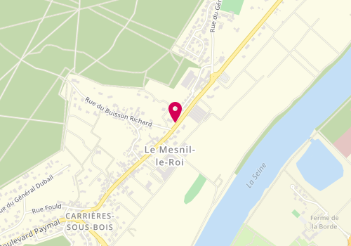 Plan de BARRIER VILLALARD Laetitia, 58 Rue Maurice Berteaux, 78600 Le Mesnil-le-Roi