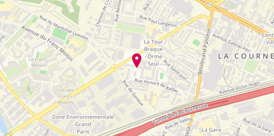 Plan de HARIZI Amina, 6 Place Georges Braque, 93120 La Courneuve