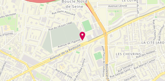 Plan de AUBERT Gérard, 59 Avenue de la Redoute, 92600 Asnières-sur-Seine