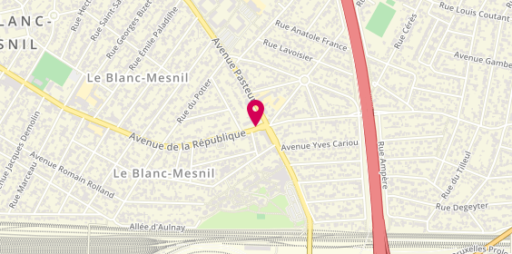 Plan de OUZLIFI Fadila, 137 Avenue Republique, 93150 Le Blanc-Mesnil
