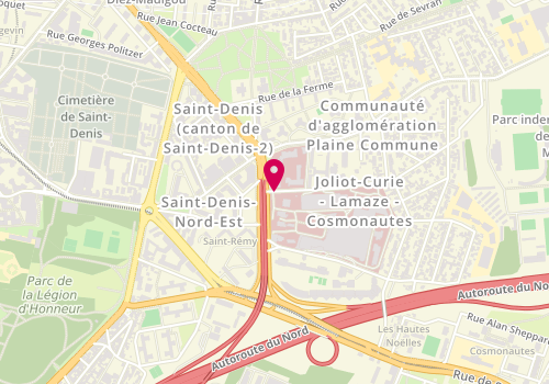 Plan de SANCHEZ Gonzalez Hector, 2 Rue du Dr Delafontaine, 93205 Saint-Denis