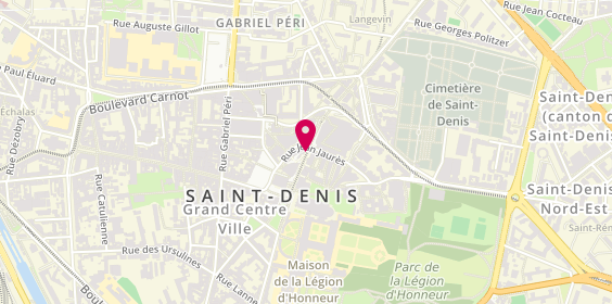 Plan de LAPREVOTTE Guy, 21 Place du Caquet, 93200 Saint-Denis