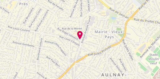 Plan de DIAS TORRES Pedro Miguel, 9 Rue Camille Pelletan, 93600 Aulnay-sous-Bois