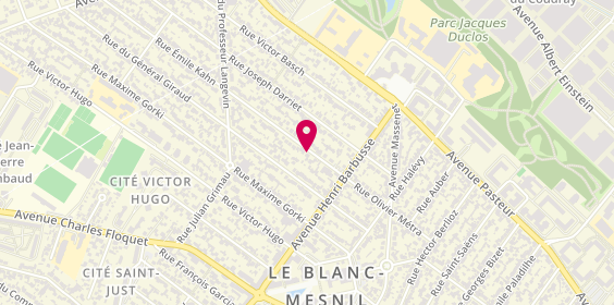 Plan de BENDRIS Ahmed, 19 Rue Emile Kahn, 93150 Le Blanc-Mesnil