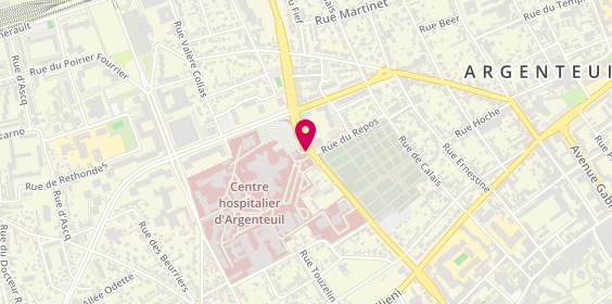 Plan de EL IDRISSI Asmaa, 69 Rue du Lt Col Prudhon, 95100 Argenteuil