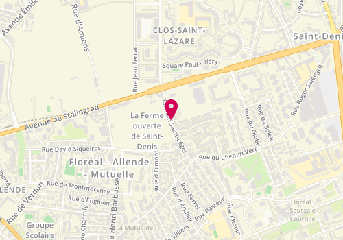 Plan de EUGÈNE David, 36 Rue du Chemin Saint Leger, 93240 Stains