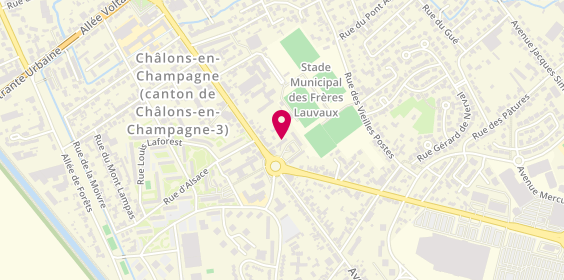 Plan de PIETREMENT Jean-Louis, 1 Rue de Bagatelle, 51000 Châlons-en-Champagne