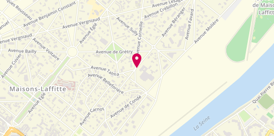Plan de ORTALDA Camille, 1 Avenue Moliere, 78604 Maisons-Laffitte