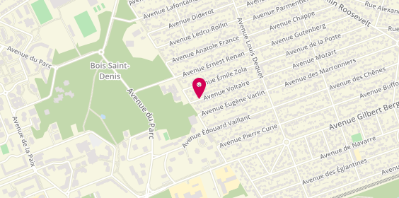 Plan de VAN ORSHOVEN Aline, 40 Avenue Voltaire, 93290 Tremblay-en-France