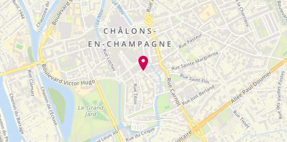 Plan de GIACOMANTI Valérie, 3 Rue de Chastillon, 51000 Châlons-en-Champagne