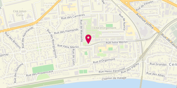 Plan de ALOLI Franka, 58 Rue Félix Merlin, 93800 Épinay-sur-Seine