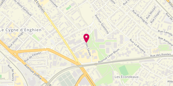 Plan de GACEM Géraldine, 11 Rue des Saules, 93800 Épinay-sur-Seine