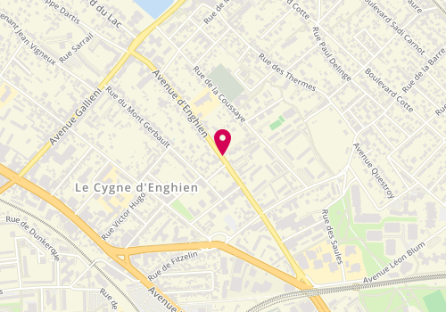 Plan de CARDUNER Frédéric, 122 Avenue D 'Enghien, 95880 Enghien-les-Bains