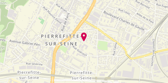 Plan de GIOLITO Gwendoline, 32 Avenue Victor Hugo, 93380 Pierrefitte-sur-Seine