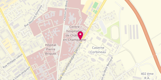 Plan de DELCROIX Sébastien, 51 Rue du Commandant Derrien, 51005 Châlons-en-Champagne