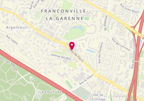 Plan de MAZIER Adrien, 46 Rue de Paris, 95130 Franconville