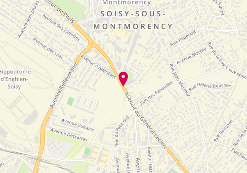 Plan de NGANDO Elessa Laurie, 156 Bis Avenue du General Leclerc, 95230 Soisy-sous-Montmorency