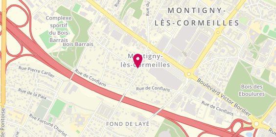 Plan de DIALLO Bintou, 1 Rue des Duchesnes, 95370 Montigny-lès-Cormeilles