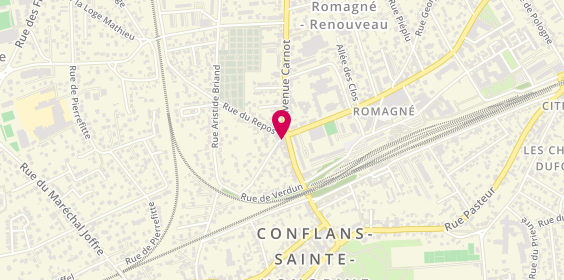 Plan de SAINT-LEGER Marc, 24 Rue Alfred Bernard, 78700 Conflans-Sainte-Honorine