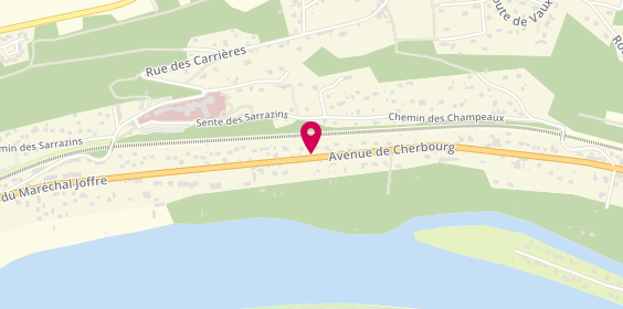 Plan de MENDES MARCHANDEAU PINTO Michel, 106 Avenue de Cherbourg, 78740 Vaux-sur-Seine