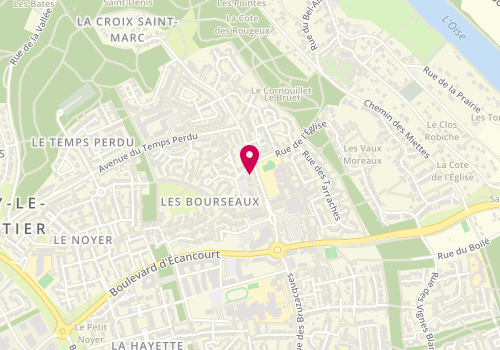 Plan de CAZAUX Mathieu, 80 Bis Avenue des Bruzacques, 95280 Jouy-le-Moutier