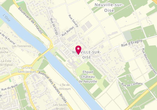 Plan de WARGNIER Claudie, 45 Rue Joseph Cornudet, 95000 Neuville-sur-Oise
