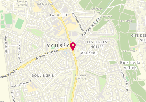 Plan de BONFILS Naureen, 109 Boulevard de l'Oise, 95490 Vauréal
