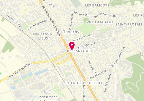Plan de ROUSSEAU Guillaume, 6 Grande Rue, 95550 Bessancourt