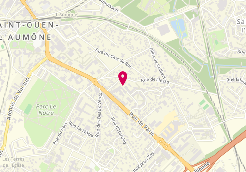 Plan de CHEMMAM Nacira, 16 Rue de Liesse, 95310 Saint-Ouen-l'Aumône