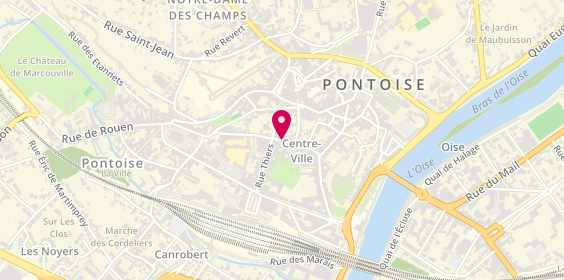 Plan de RODET Pauline, 70 Rue Pierre Butin, 95300 Pontoise