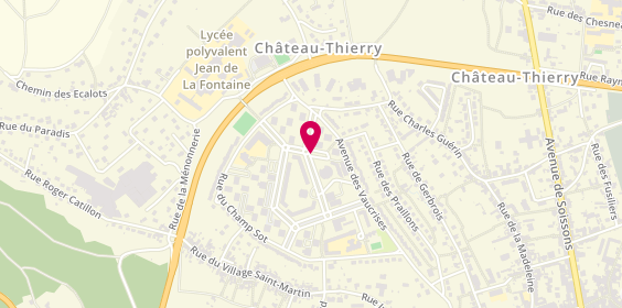 Plan de CHAUFFERT Baptiste, 3 Bis Avenue Otmus, 02400 Château-Thierry