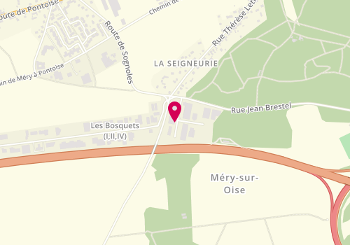Plan de MARIE Thomas, 3 A Zone Activite des 4 Chemins, 95540 Méry-sur-Oise