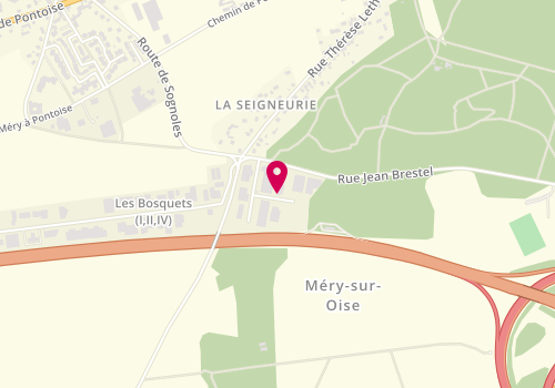Plan de KHALFET Amine, 3 A Rue des 4 Chemins, 95540 Méry-sur-Oise