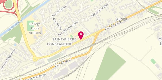 Plan de BELDENT Justine, 56 Rue Chaponost, 57160 Moulins-lès-Metz