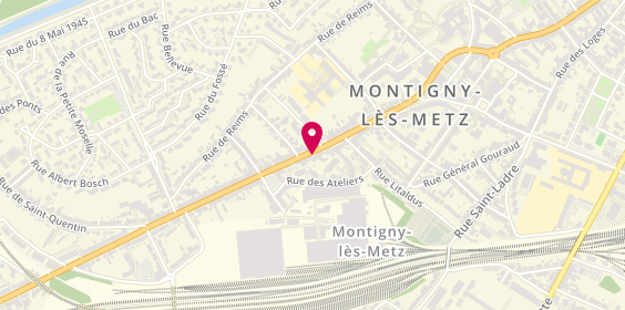 Plan de COLOMAR Manon, 204 Rue de Pont-A-Mousson, 57950 Montigny-lès-Metz