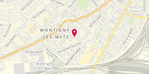 Plan de GEORGIN Sylvie, 27 Rue des Martyrs de la Résistance, 57950 Montigny-lès-Metz